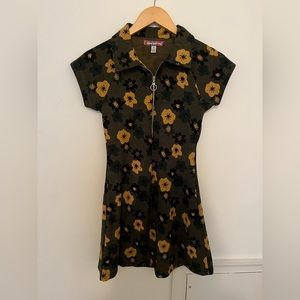 Urban Outfitters Green Floral Dress